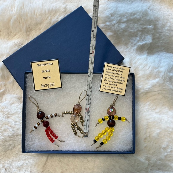 Handmade Beaded Worry Charms for Anxiety and Worrying Thoughts - Picture 2 of 2